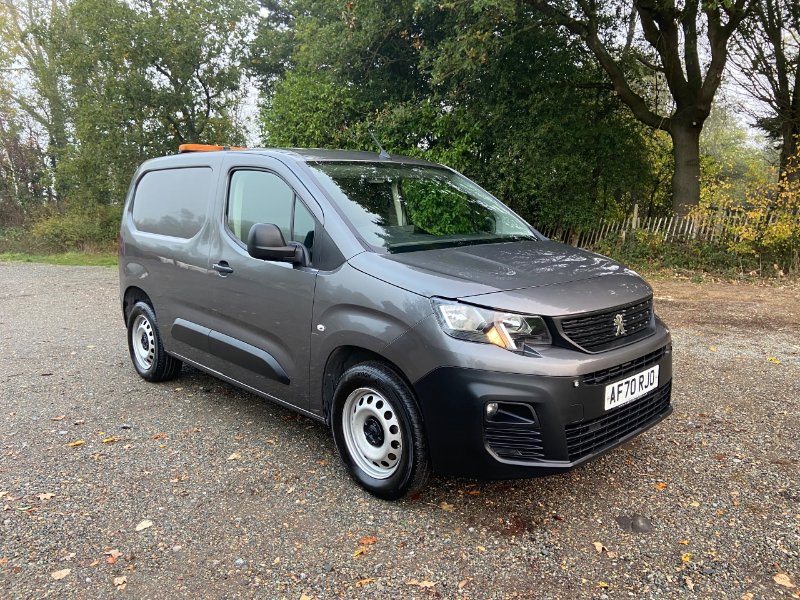Grey Peugeot Partner 1.5 BlueHDi 1000 Professional Standard Panel Van 5dr Diesel Manual SWB Euro 6 s/s 130 bhp